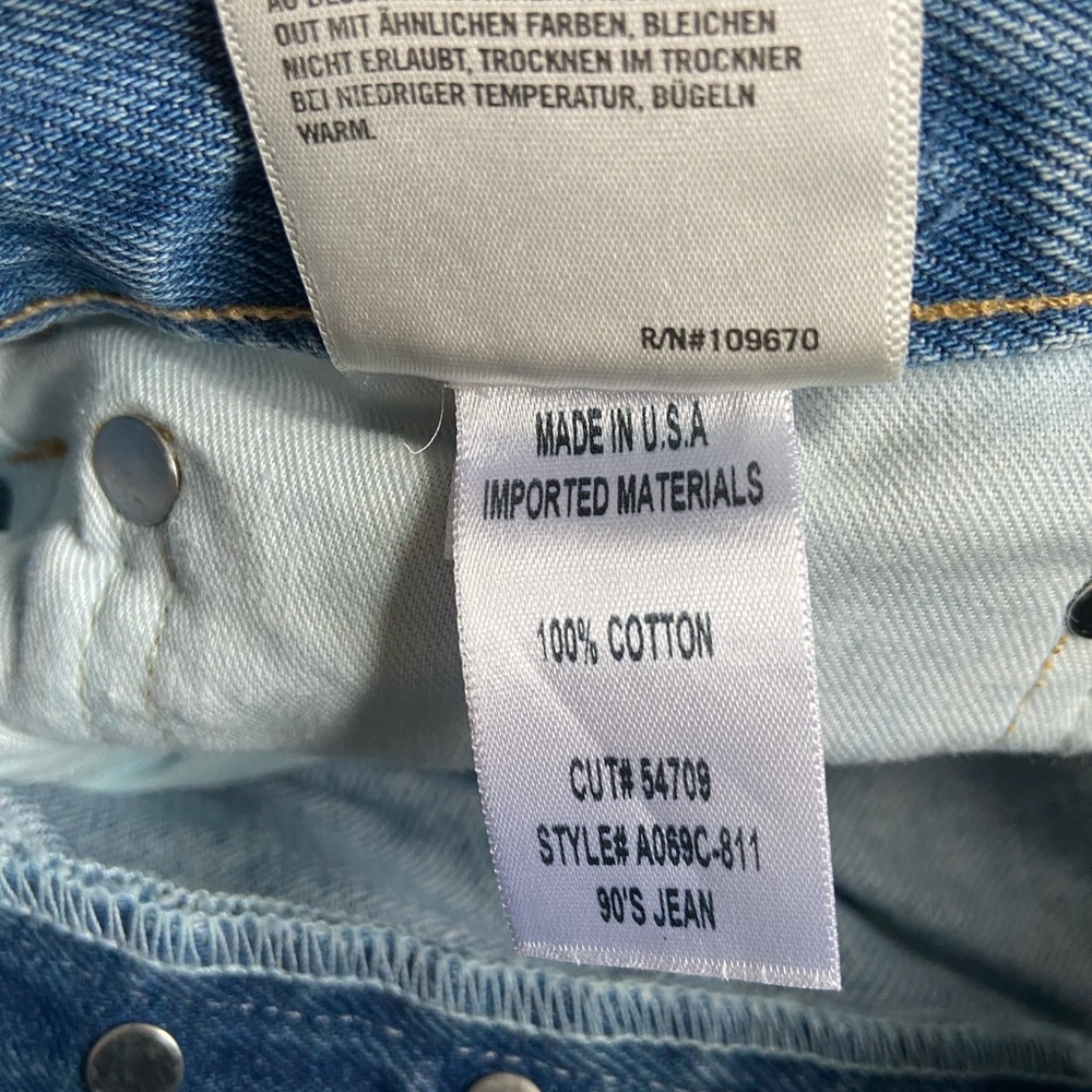 AGOLDE - 90's Mid Rise Loose Fit in Fall Out Size 28 - Picture 10 of 15